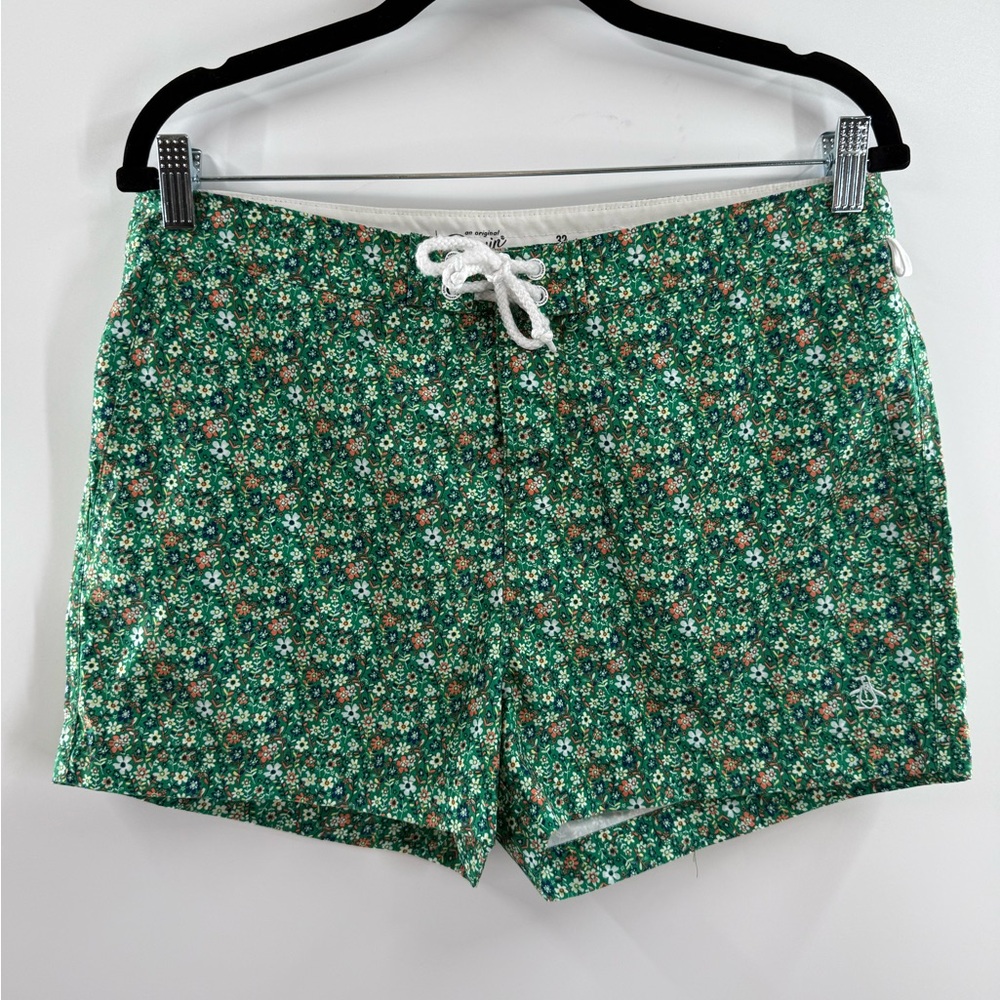 EUC Original Penguin Bosporus Floral Swim Shorts - Picture 4 of 11